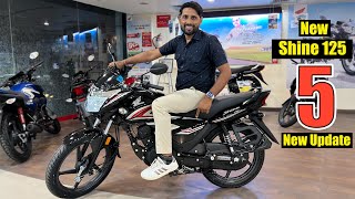 honda shine 125cc 2023 model 5  New Update  On Road Price  Mileage  Full Review In Hindi [upl. by Malony116]