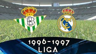 Real Betis vs Real Madrid Liga 1ª División 19961997 Partido Completo Jornada 3 [upl. by Idnahs]