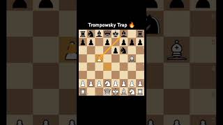 Trompowsky Trap 🔥 chesstactics chesstricks shorts [upl. by Travis499]