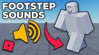 How To Change Footstep Sounds In ROBLOX Studio [upl. by Airitac]