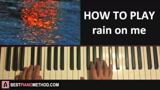 HOW TO PLAY  joji  rain on me Piano Tutorial Lesson [upl. by Nahpets145]