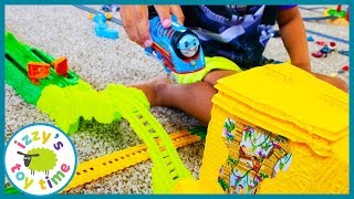 THE BEST THOMAS TRACKMASTER PLAYSET EVER TURBO JUNGLE Pretend Play with Awesome Toy Trains [upl. by Rosner230]