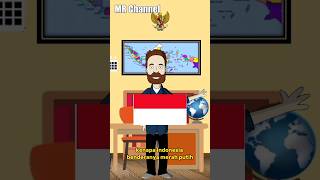 Kenapa Indonesia Benderanya Merah Putih shorts negara bendera countryballs [upl. by Ahsyia]