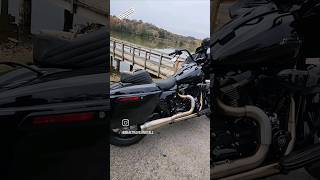 Traveling Tall Edition Burns Stainless Exhaust 128 CI Zippers Performance HarleyDavidson Road Glide [upl. by Ehcor]