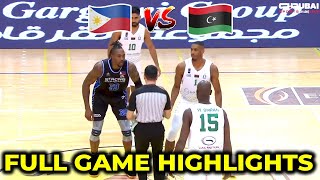 Strong Group PH vs Libya Full Game Highlights  33rd Dubai International Basketball Tournament 2024 [upl. by Eycats236]