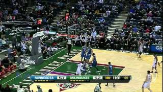 April 3 2013 Ersan Ilyasova  29 Points 12 Rebounds Full Highlights vs Minnesota Timberwolves [upl. by Eornom140]