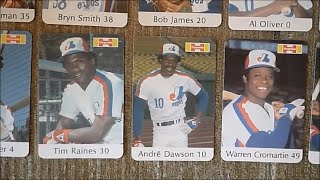 1982 Hygrade Montreal Expos baseball card set [upl. by Mmada959]