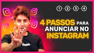 Como anunciar no Instagram Passo a passo básico [upl. by Nnaeinahpets]