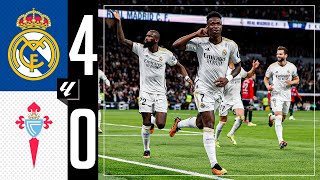 Real Madrid 40 RC Celta  HIGHLIGHTS  LaLiga 202324 [upl. by Krebs]