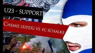 BSG Chemie Leipzig vs Schalke 04 II 02092017 [upl. by Olivero826]