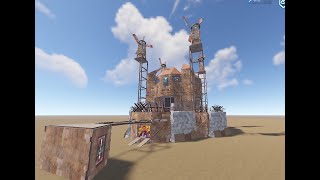 CLIFF V1  THE BEST 45 MAN BASE DESIGN RUST 2024 [upl. by Agate]