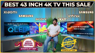 I Bought All 43 inch TVs for Best 📺 Amazon Great Indian Festival Flipkart Big Billion Days 2024 🎉🛒 [upl. by Bever]