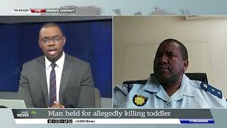 GRAPHIC CONTENT  Man taken into custody for allegedly murdering mutilating his 2yearold child [upl. by Ahsikcin923]