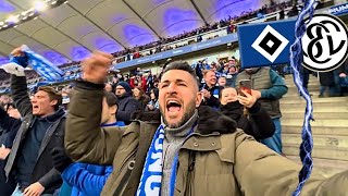 HSV SIEGT BEIM BAUMGART DEBÜT Hamburger SV vs SV Elversberg Stadionvlog [upl. by Meehsar]