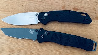 On The Cutting Edge Kershaw Heist v Benchmade Bailout [upl. by Bartosch]