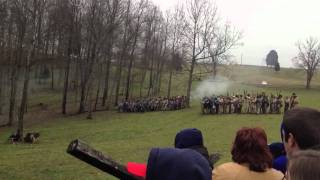 Mill Springs National Battlefield Civil War Battle Reenactm [upl. by Adachi]