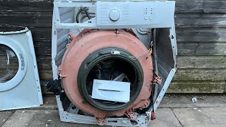 Beko washing machine destruction [upl. by Aynatan]