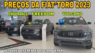 NOVA FIAT TORO T270 2023  PREÇOS E DETALHES [upl. by Liddle]