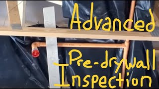 For home inspectors only Advanced predrywall deficiencies [upl. by Calica771]