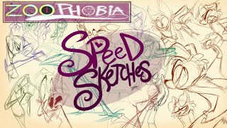 SPEED SKETCHES  Art Class Arc 01 Zoophobia  VivziePop [upl. by Ikila547]