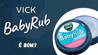 VICK BABY RUB resfriado [upl. by Ellezaj]