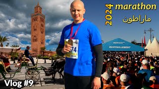 Marathon International de Marrakech 2024  أجواء الماراطون الدولي لمدينة مراكش [upl. by Acisset]