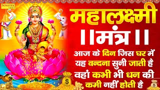 LIVE श्री लक्ष्मी मंत्र  ॐ महालक्ष्मी नमो नमः  लक्ष्मी आरती  Lakshmi Mahamantra Jaap  Laxmi Maa [upl. by Wiggins804]