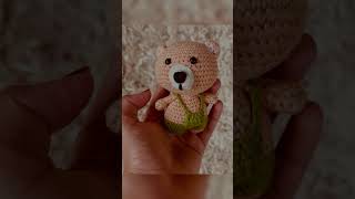 How to sew an amigurumi parts together final partcrochetbear amigurumibearcrochetamigurumi [upl. by Leynad]