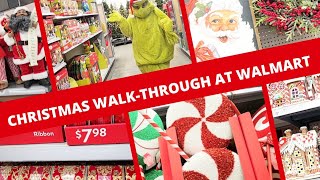 NEW Christmas WalkThrough at Walmart  Holiday Inspiration 2024 [upl. by Gaye]