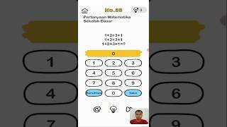 Jawaban Brain Out Level 33  pertanyaan matematika sekolah dasar [upl. by Martsen]