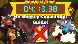 Btd6 Race “Carving Out A Run” in 41338 No Monkey Knowledge Or Hero Guide [upl. by Pansy]