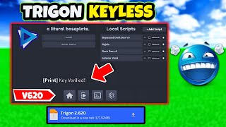 NEW Trigon Executor V620 No Key  BEST FREE KEYLESS Roblox Executor Mobile [upl. by Juieta]