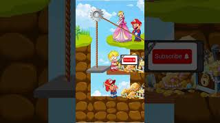 Good Deed Mining Duel Mario vs Princess Peach in the Ultimate Treasure Race [upl. by Frodina]