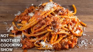 AUTHENTIC BUCATINI ALL AMATRICIANA [upl. by Asaph]