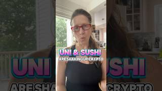 Why UNI amp SUSHI are Shaking up the Crypto World 🌎 [upl. by Nilyak]