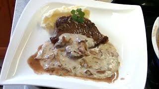 Rostbraten mit Pfifferlinge Sauce [upl. by Ailev537]