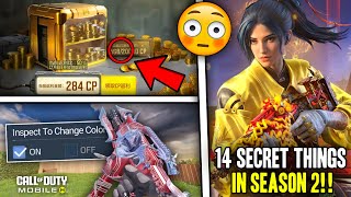 14 Secret New Things amp Changes In Cod Mobile Season 2 2024 [upl. by Avner]