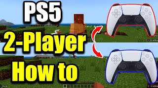 How to Play Split Screen on PS5 Games Fortnite MW3 Minecraft amp More [upl. by Cram]