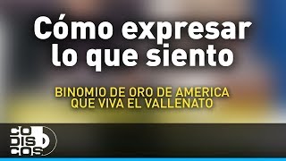 Como Expresar Lo Que Siento Binomio De Oro De América  Audio [upl. by Aiym]