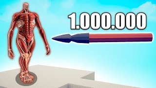 1000000 DAMAGE BALLISTA vs BOSS UNITS  TABS  Totally Accurate Battle Simulator 2024 [upl. by Adele872]