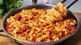 Ich habe noch nie so leckere Nudeln gegessen Das berühmte Rezept für PastaBolognese Lecker [upl. by Falconer]