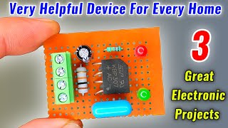 3 helpful Electronic projects for beginners [upl. by Esimaj872]