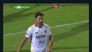 Cittadella Benevento 0 1 Highlights 5 giornata di serie B 1819 [upl. by Celinda825]