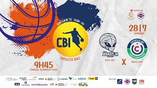 🏀 CBI SUB17 DE BASQUETE  BRASÍLIADF X UNIÃO CORINTHIANSRS [upl. by Bolanger]