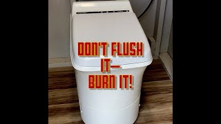 Dont flush burn it Incineration toilet could solve cesspool problem [upl. by Merry]