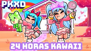 24 HORAS EN UN MUNDO KAWAII✨💜 EN PKXD pamisxd Y BriannaJuega [upl. by Fern156]