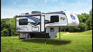 Quick Tour of the 2024 Arctic Fox Pickup Camper 1140 [upl. by Komara681]