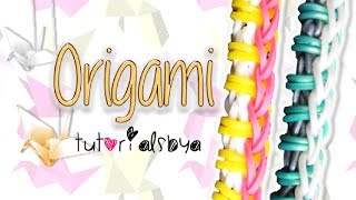 NEW Clover Rainbow Loom Bracelet Tutorial by Angelynn TutorialsByA™  Intermediate Level Design [upl. by Ahsed]