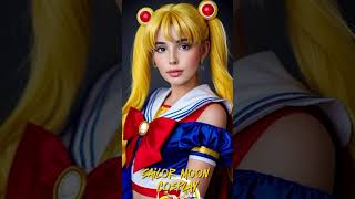 Sailor Moon AI  Capcut Template Link in comments sailormoon cosplay capcut aitemplate anime [upl. by Esiahc]