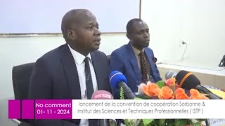 Lancement de la convention de cooperation Sorbonne amp ISTP drtvinternationalhd1817 [upl. by Trudey]